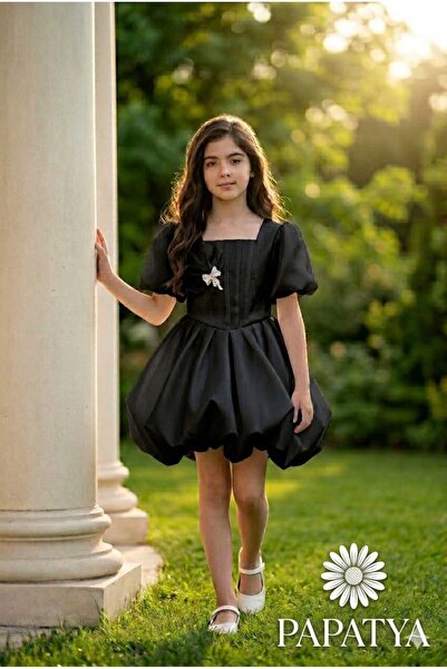 PAPATİA Special Design Angelika Fabric Girl's Evening Dress