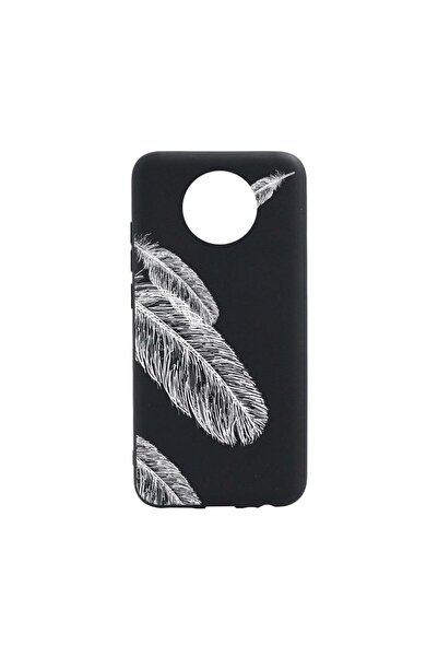 bestcase Θήκη σιλικόνης, Συμβατή με Honor Magic4 Lite, Feathers BW, ανθεκτική...