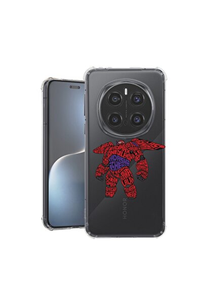 bestcase Θήκη για Honor Magic7 Pro, Αντικραδασμική 1.5MM, Καλλιγραφία Baymax,...