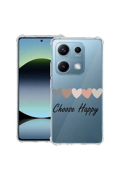 bestcase Αντικραδασμική Θήκη Συμβατή με OPPO A6 Pro, με σχέδιο Choose Happy, ...
