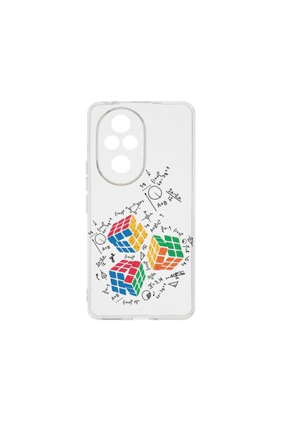 bestcase ¬Æ Husa Clear Silicon 2MM, Compatibila Cu Honor 200, Rubik Cube, Ant...