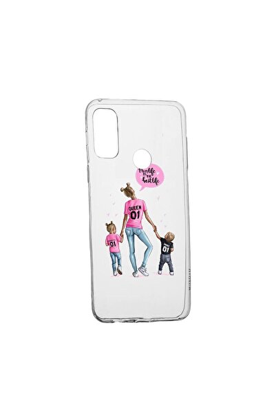 bestcase Θήκη Σιλικόνης Mom Life, Συμβατή με Motorola Moto E40, ανθεκτική στη...