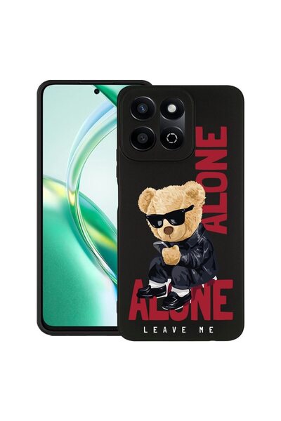 bestcase ¬Æ Husa pentru Honor 200 Smart, Slim Silicon, Leave Me Alone Teddy B...