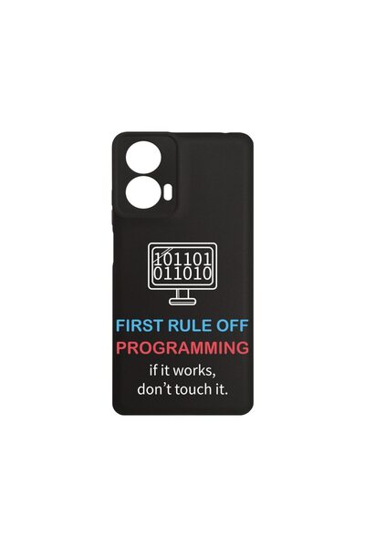 bestcase Λεπτή Θήκη Σιλικόνης για Motorola Moto G85, IT First Rule, 1805828 B...