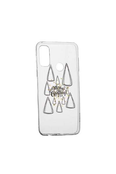 bestcase Силиконов калъф, съвместим с Motorola Moto E40, Минималистичен дизай...