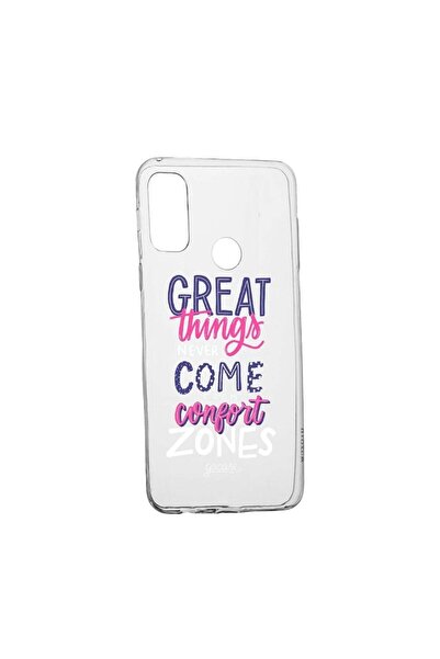 bestcase Husa cu mesaj Great Things, pentru Huawei P Smart (2020), rezistenta...