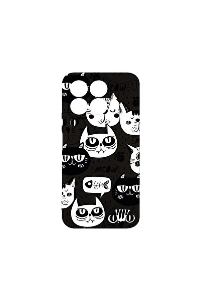 bestcase Husa BestCase¬Æ Premium Silicon, Compatibila Cu Honor X8B, Cool Cats...