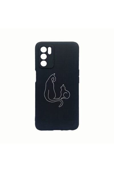 bestcase Husa Silicon, Compatibila cu Oppo A54s, Abstract Cat, Rezistenta la ...