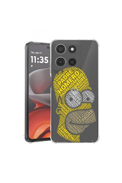 bestcase Θήκη για Motorola Moto G15, Αντικραδασμική 1.5MM, Καλλιγραφία Homer ...