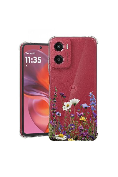 bestcase ¬Æ Husa Anti Shock Compatibila cu Motorola Moto G05 / E15, Floral - ...
