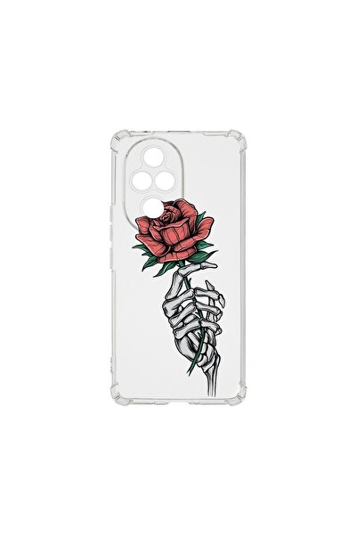 bestcase ¬Æ Husa Anti Shock 1.5MM, Compatibila Cu Honor 200 Pro, Rose In Skel...