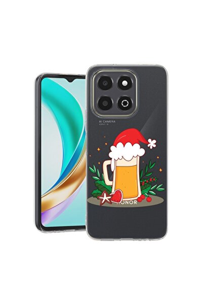 bestcase Husă pentru Honor X6b, BestCase® Silicon transparent 2MM, Xmas Beer,...