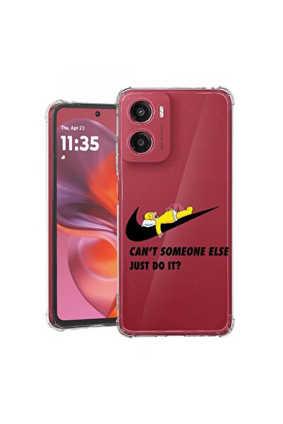 bestcase Θήκη για Motorola Moto G05, Αντικραδασμική 1.5MM, Simpson Just Do It...