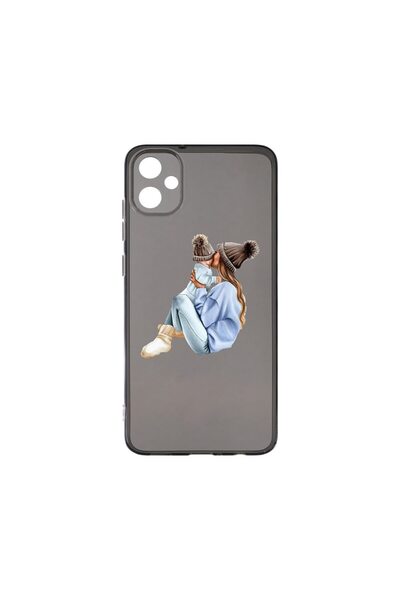 bestcase Θήκη Σιλικόνης Γραφίτη 1.5MM, Συμβατή με Honor 100, Σχέδιο Κορίτσι-Μ...