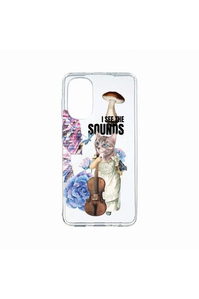 bestcase Silicone Case, Compatible with Motorola Moto G62 5G, I See The Sound...