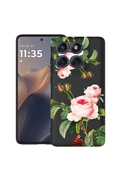 bestcase Θήκη για Poco X6 5G με σχέδιο τριαντάφυλλο, TPU Ματ Εξαιρετικά Λεπτή...