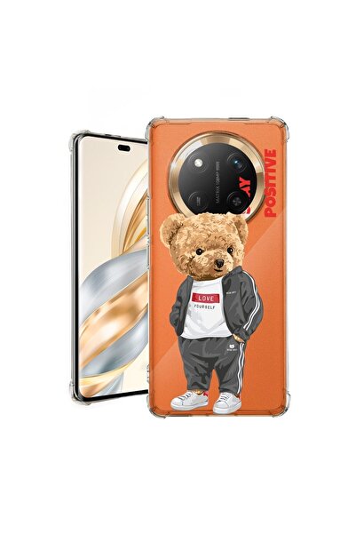 bestcase Калъф за Honor Magic7 Lite, Удароустойчив 1.5ММ, Stay Positive - Плю...