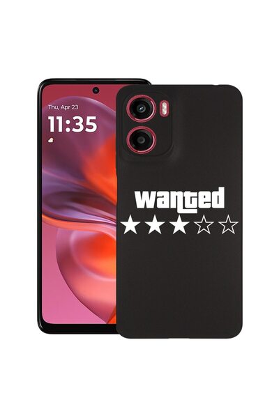 bestcase ¬Æ Husa pentru Motorola Moto G05, Wanted, Slim Silicon 0.8MM, Antiso...
