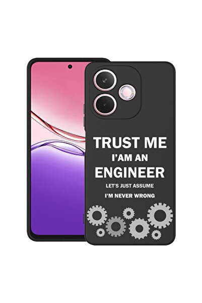 bestcase ¬Æ Ултра тънък силиконов калъф за OPPO A5 Pro 5G с дизайн  "Trust me...