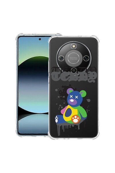 bestcase Husă Antișoc 1.5mm Compatibilă cu Honor Magic8 Lite, cu design Ursul...