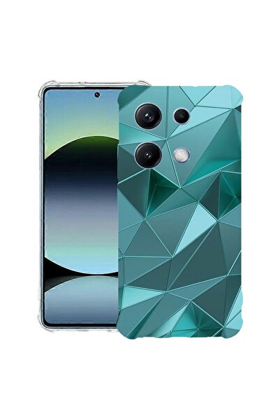 bestcase ¬Æ Husa Anti Shock Compatibil cu OPPO A6 Pro, cu Design Green Mosaic...