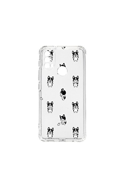 bestcase Противоударен калъф 1.5ММ, съвместим с Motorola Moto E40, с десен на...