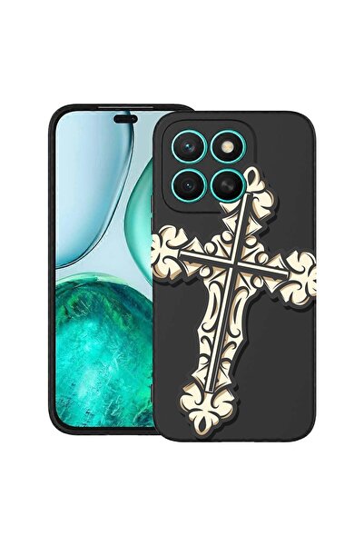 bestcase Θήκη για Honor X8C, Σταυρωτό σχέδιο, Λεπτή σιλικόνη 0.8MM, Αντικραδα...
