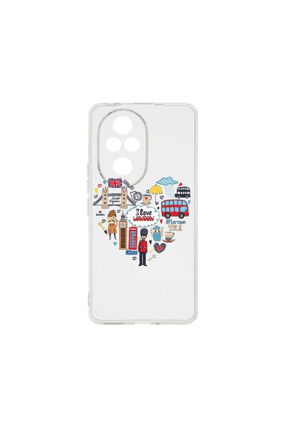 bestcase ¬Æ Husa Clear Silicon 2MM, Compatibila Cu Honor 200, I Love London, ...