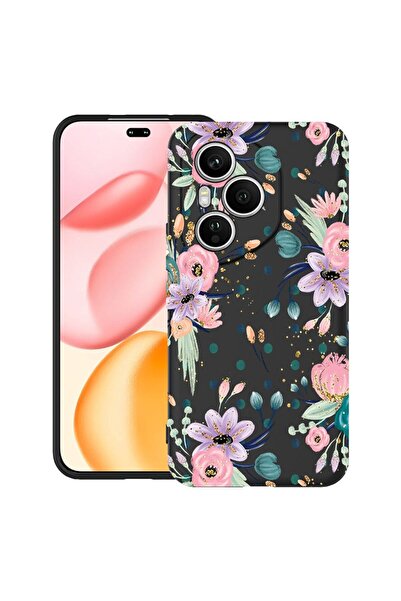 bestcase ¬Æ Husa pentru Honor 400 Pro din Silicon Ultra Slim cu Design Flower...