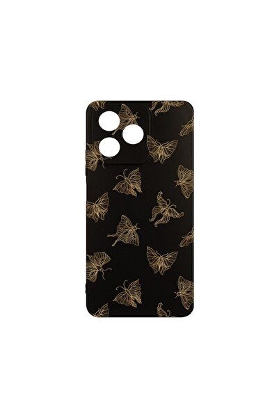 bestcase Husa pentru OPPO A40, BestCase¬Æ Slim SIlicon, Gold Butterfly, Prote...