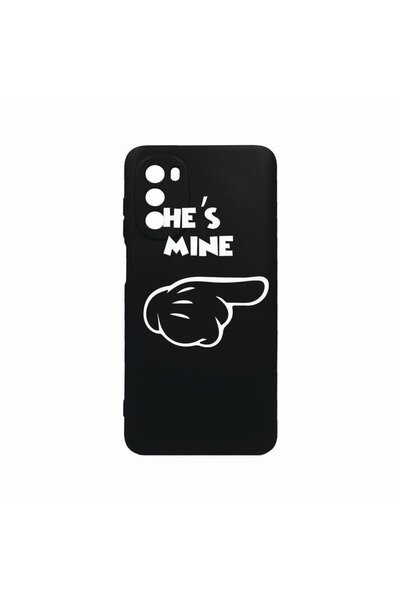 bestcase Husa Silicon, Compatibila Cu Motorola Moto G82 / Moto G52, He's Mine...