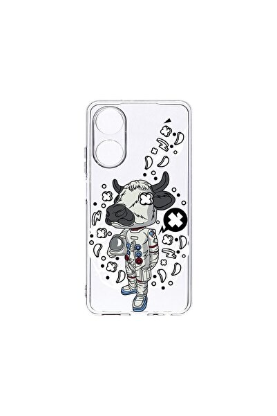 bestcase Διαφανής Θήκη Σιλικόνης 2MM, Συμβατή με OPPO A98 5G, Αστροναύτης-Αγε...