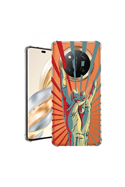bestcase ¬Æ Husa pentru Honor Magic7 Lite, Anti Shock 1.5MM, Rock Festival, P...