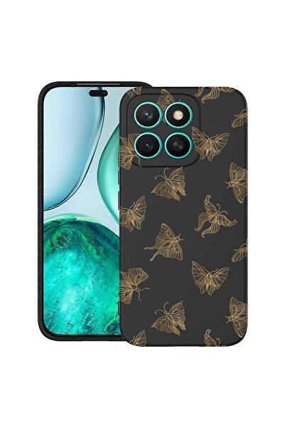 bestcase Θήκη για Honor X7c / 200 Smart με σχέδιο χρυσής πεταλούδας, TPU Ματ ...