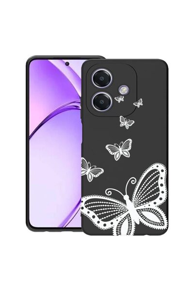 bestcase Θήκη για OPPO A60 5G / A40 / A40M, Πεταλούδα, Λεπτή σιλικόνη 0.8MM, ...