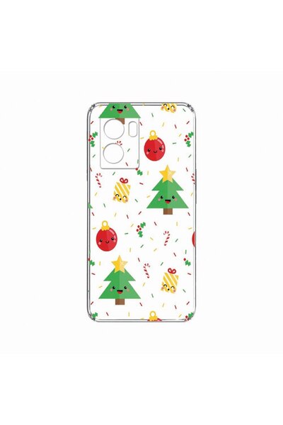 bestcase Husa BestCase¬Æ 2MM Slim Silicon, Compatibila Cu OPPO A77s, Xmas Tre...