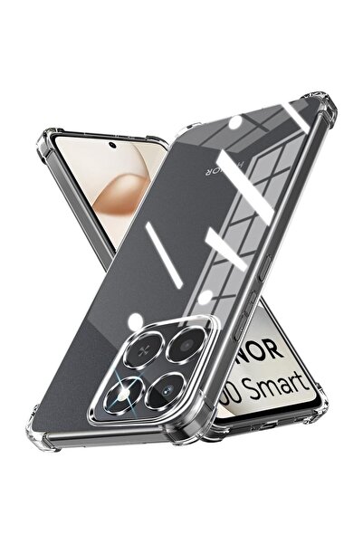 bestcase Husă Antișoc TPU + Folie de sticlă inclusă, Compatibilă cu Honor 400...