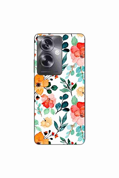 OEM Husa compatibila cu Oppo A79 5G Silicon Gel Tpu Model Painted Flowers