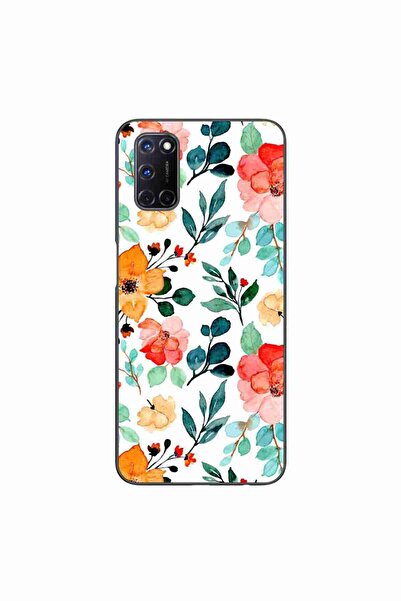 OEM Husa compatibila cu Oppo A72 Silicon Gel Tpu Model Painted Flowers