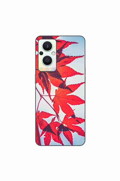 OEM Husa compatibila cu Oppo Reno7 Lite Silicon Gel Tpu Model Frunze de toamna