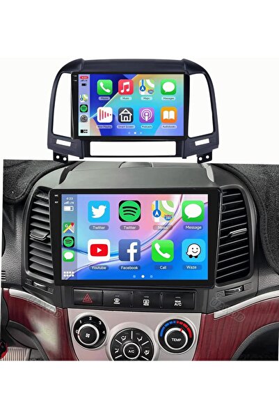 Carplayer Hyundai santafe android screen model 2006-2012,8gb ram 128 gb rom w...