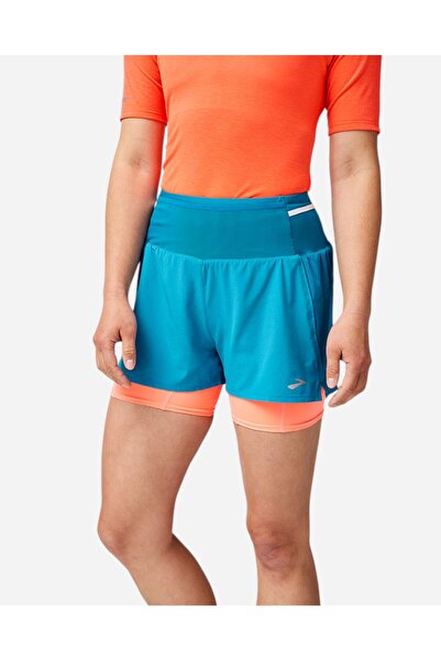 Brooks High Point 3" 2-In-1 Short 2.0 Kadın Mavi Şort 221656427