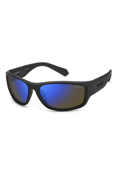 Polaroid PLD 2166/S MATTE BLACK BLUE for MAN Sunglasses 62 mm