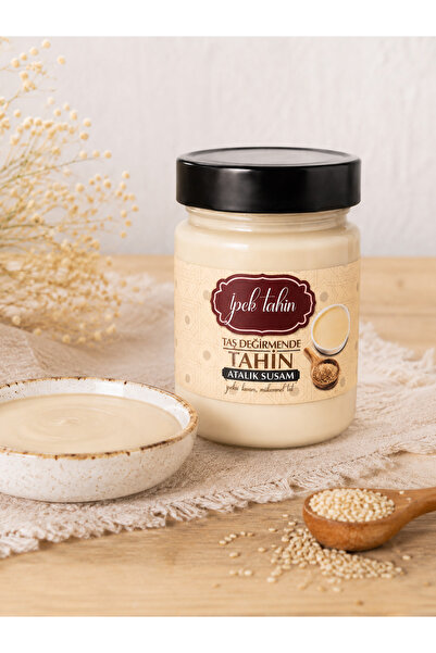 ipektahin 300 gr. İpek Tahin - Atalık tek kavrulmuş susamdan beyaz tahin