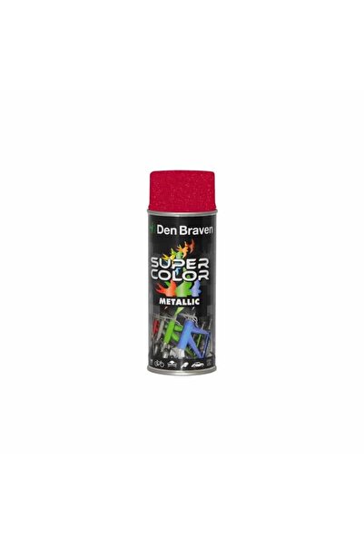 Den Braven Vopsea spray cu finisaj metalic, 400ml, roșu / D43440007
