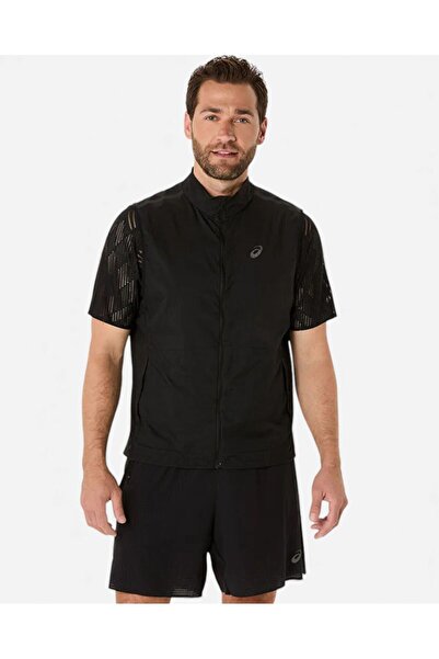 Asics METARUN PACKABLE GILET Erkek Siyah Yelek 2011C980-001