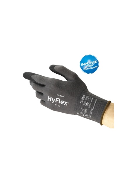 ANSELL HYFLEX 11-840 KÖPÜK NİTRİL GENEL AMAÇLI İŞ ELDİVENİ (12 ADET)
