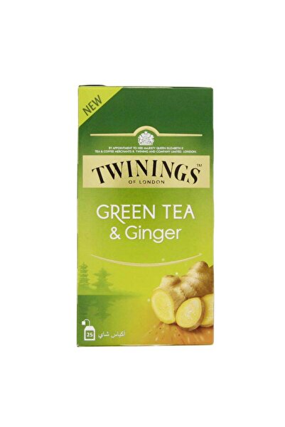 Twinings Green Tea & Ginger Bags 25 Count Pack
