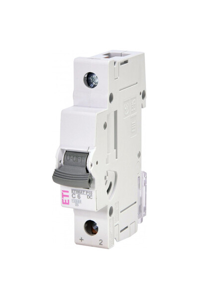 Eti circuit breaker Etimat P10-DC 1P C6 001903027