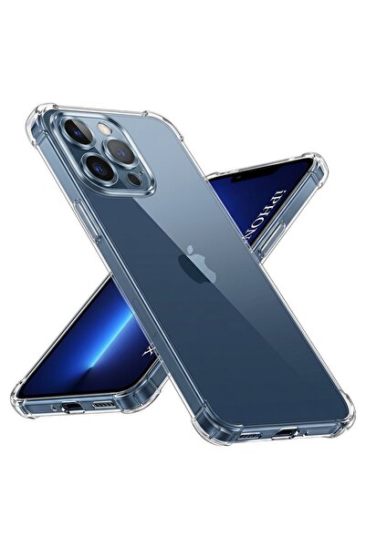 Techsuit Husă pentru iPhone 13 Pro Max, din silicon transparent, rezistentă l...